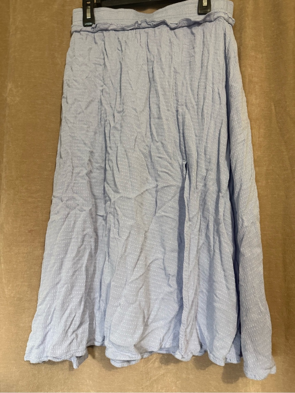 Light Blue Women's long Skirt (tag says large but fits like a med)